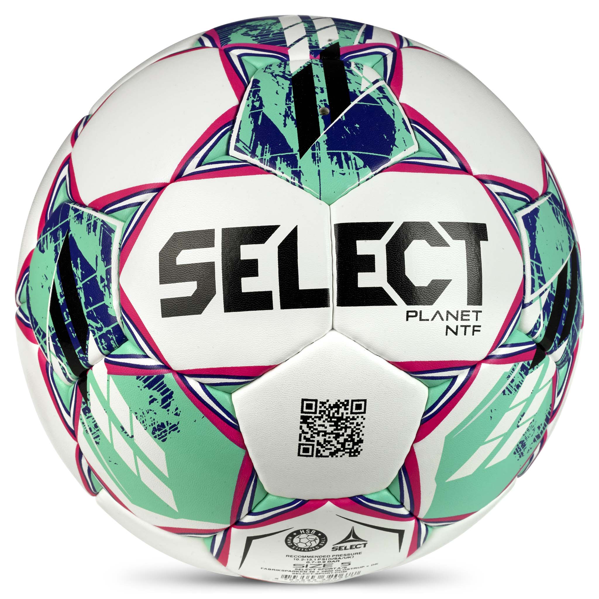 Fotball - Planet NTF #farge_hvit/grønn