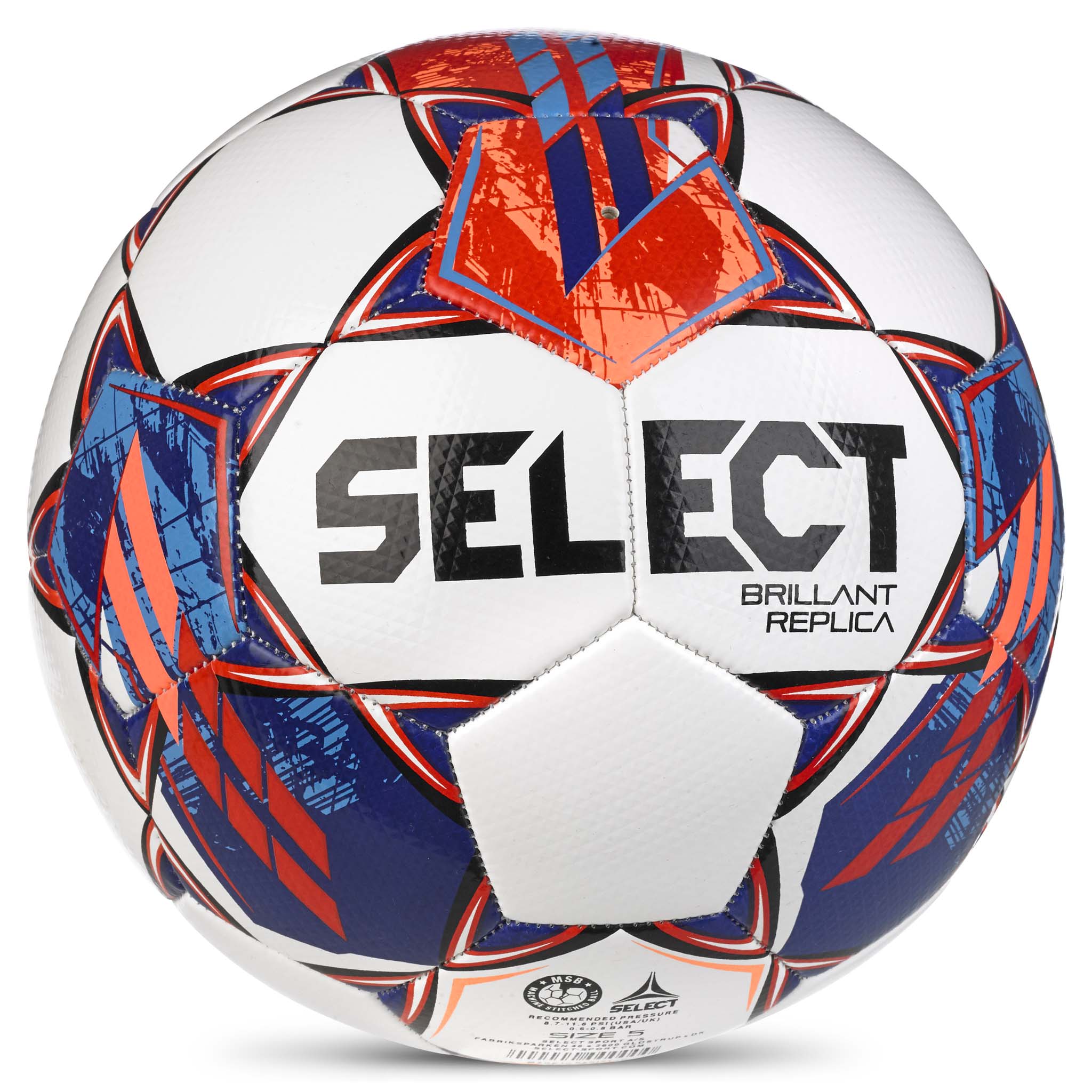 Fotball - Brillant Replica #farge_hvit/rød