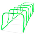 Forsidevisning av grønn Training hurdle, fotball treningsutstyr, vist som 6-pakning.
