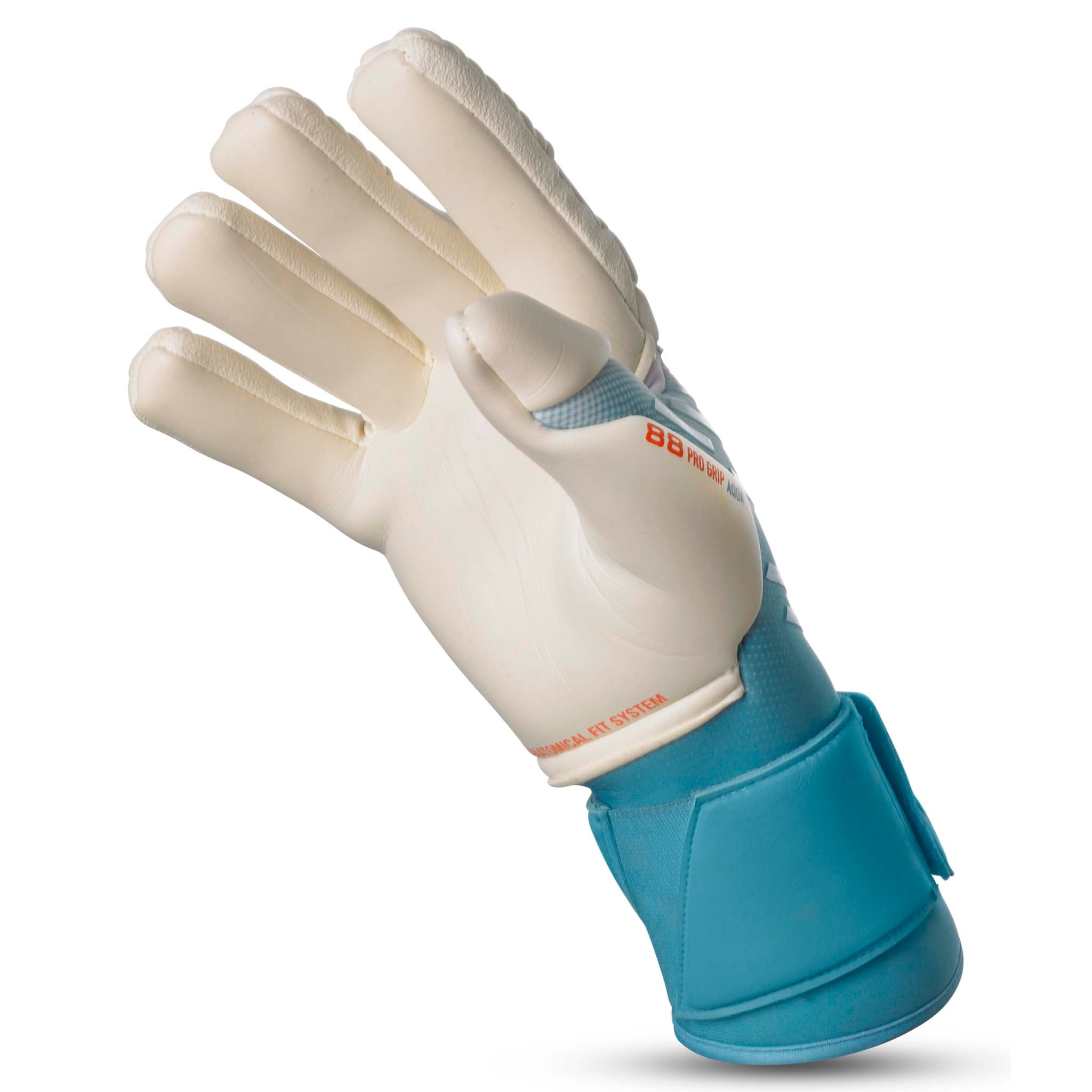 Keeperhansker - 88 Pro Grip Aqua #farge_turkis/hvit